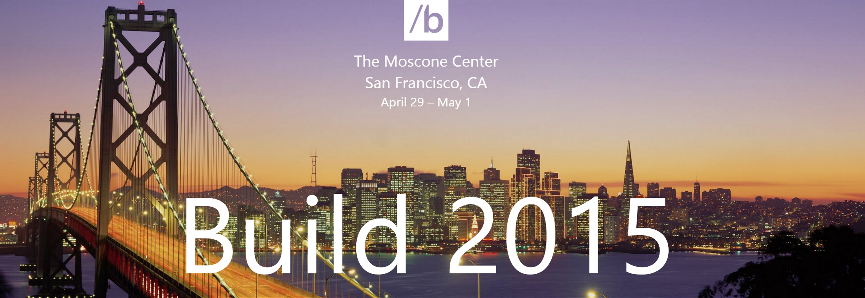 Microsoft Conference Build : un début en fanfare
