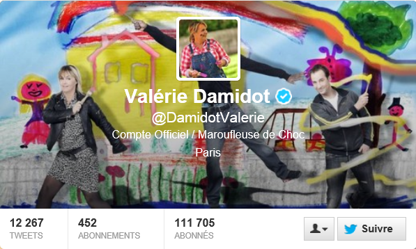 Valérie Damidot est la première de l'année à se tweeténerver