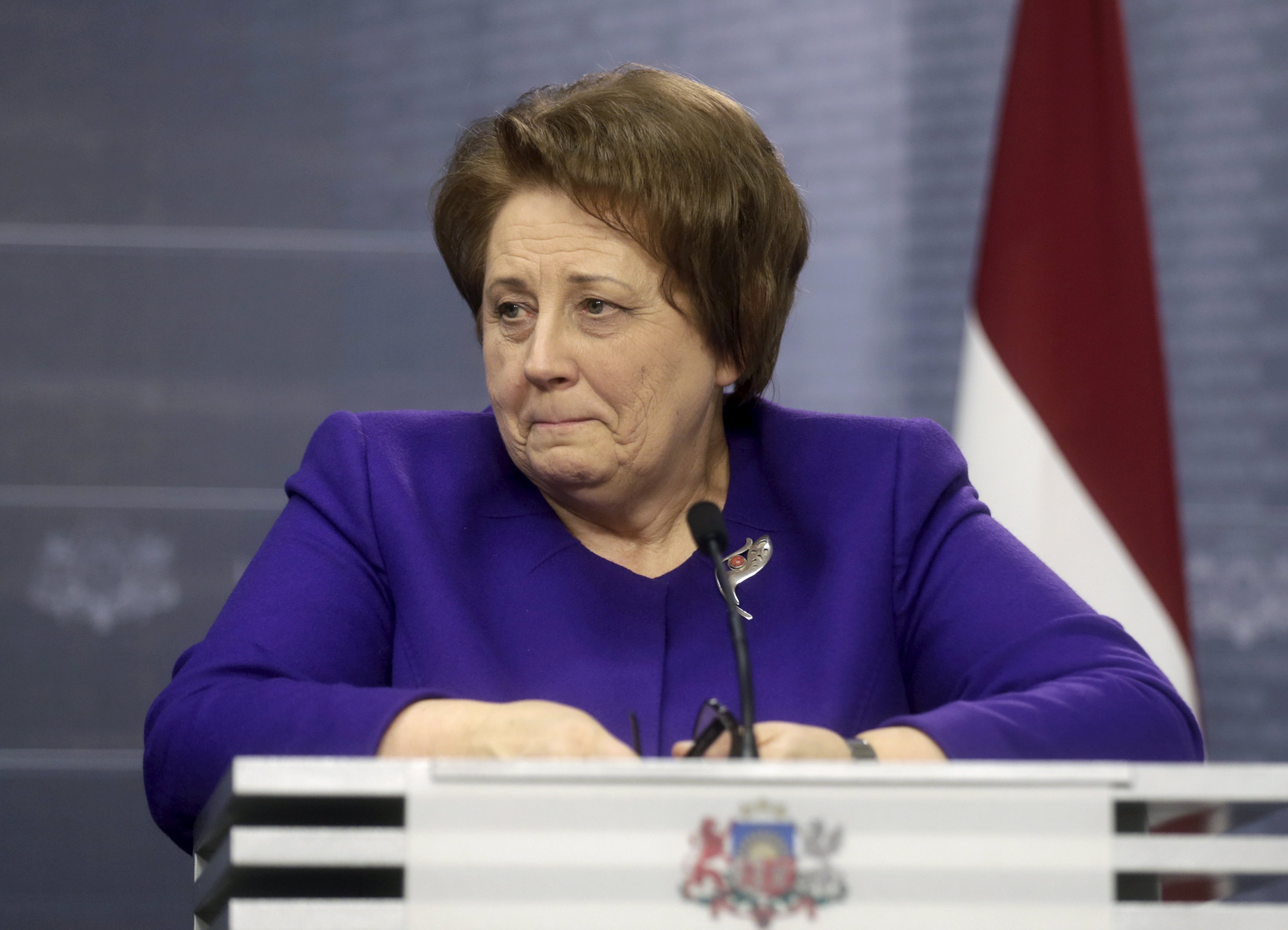 Démission de la Première ministre en Lettonie