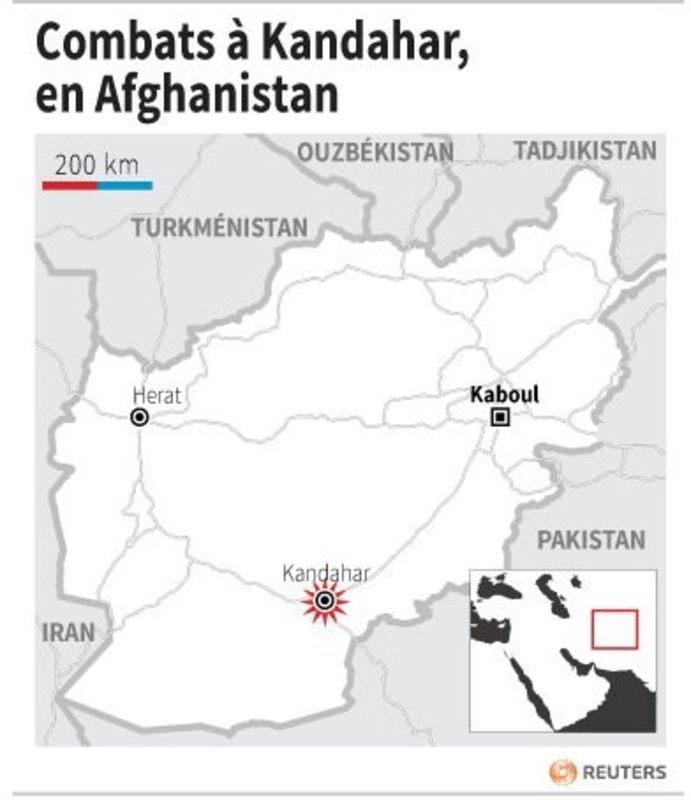 Les combats se poursuivent à Kandahar, dans le Sud afghan