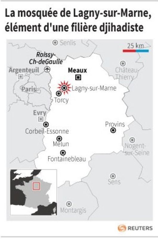 La mosquée de Lagny-sur-Marne, élément d'une filière djihadiste