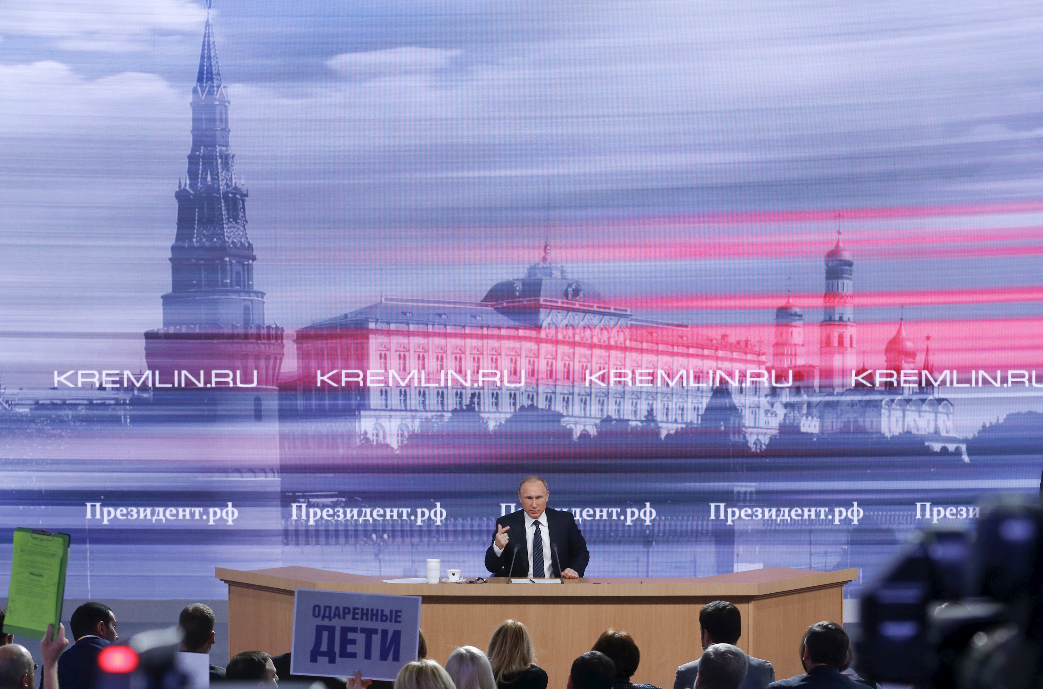 Vladimir Poutine appuie le processus diplomatique sur la Syrie