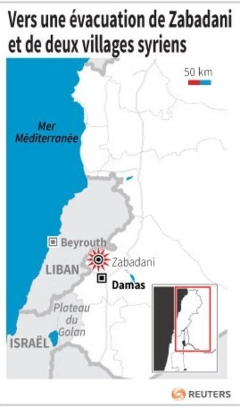 Accord sur l'évacuation de Zabadani et de deux villages syriens