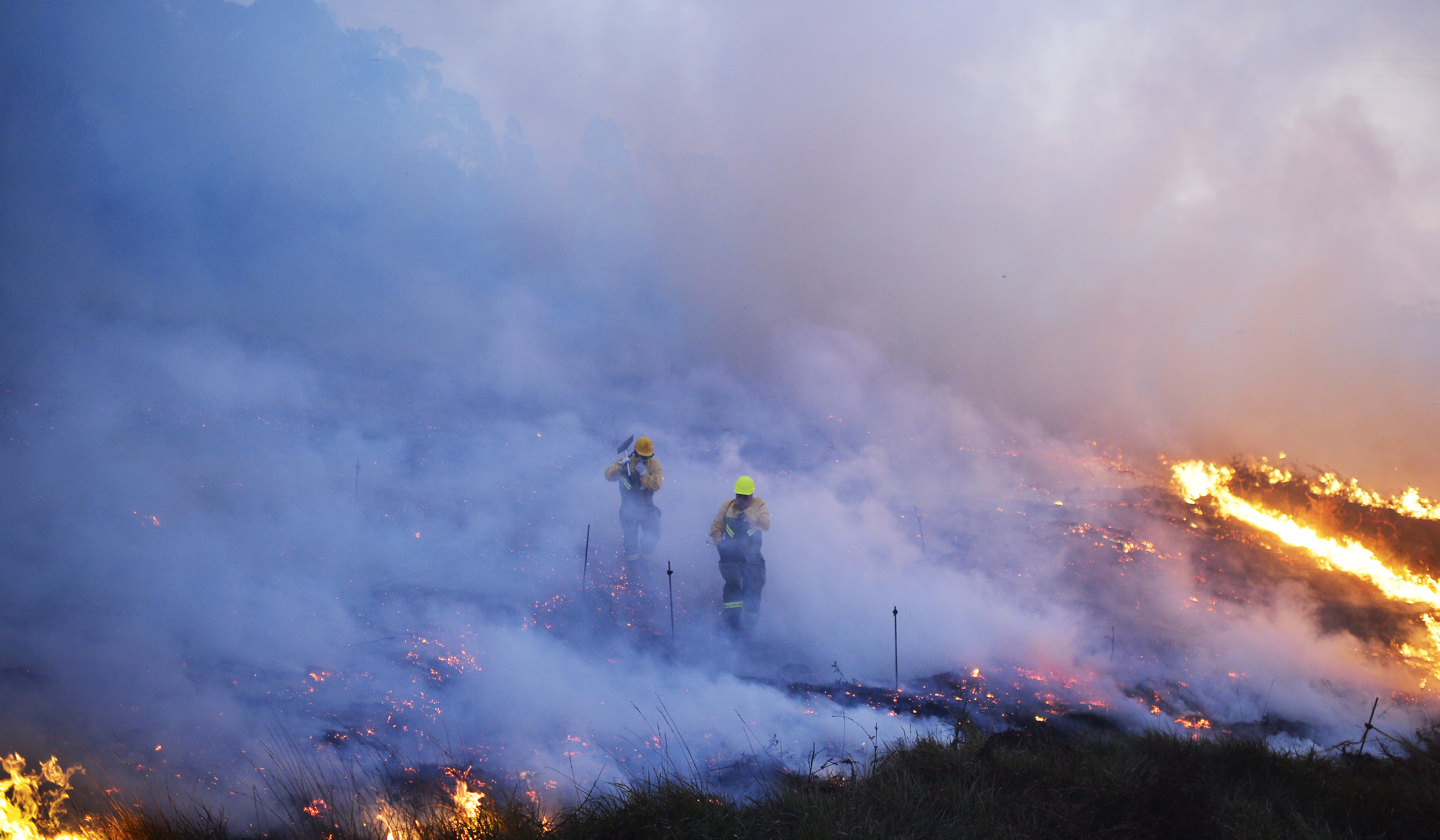 Incendies de forêt dans le nord de l'Espagne