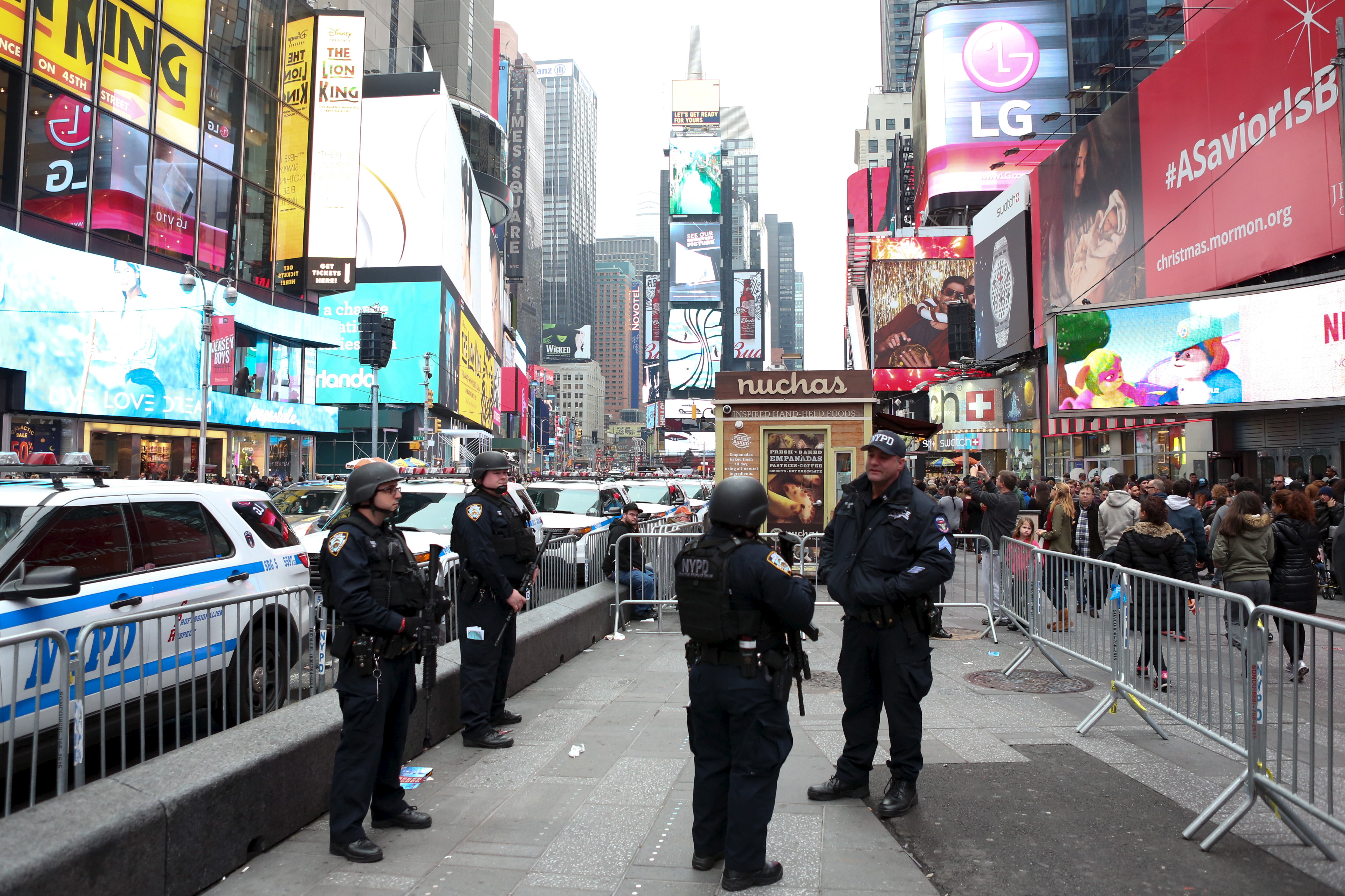 Times Square sous haute surveillance pour le Nouvel An