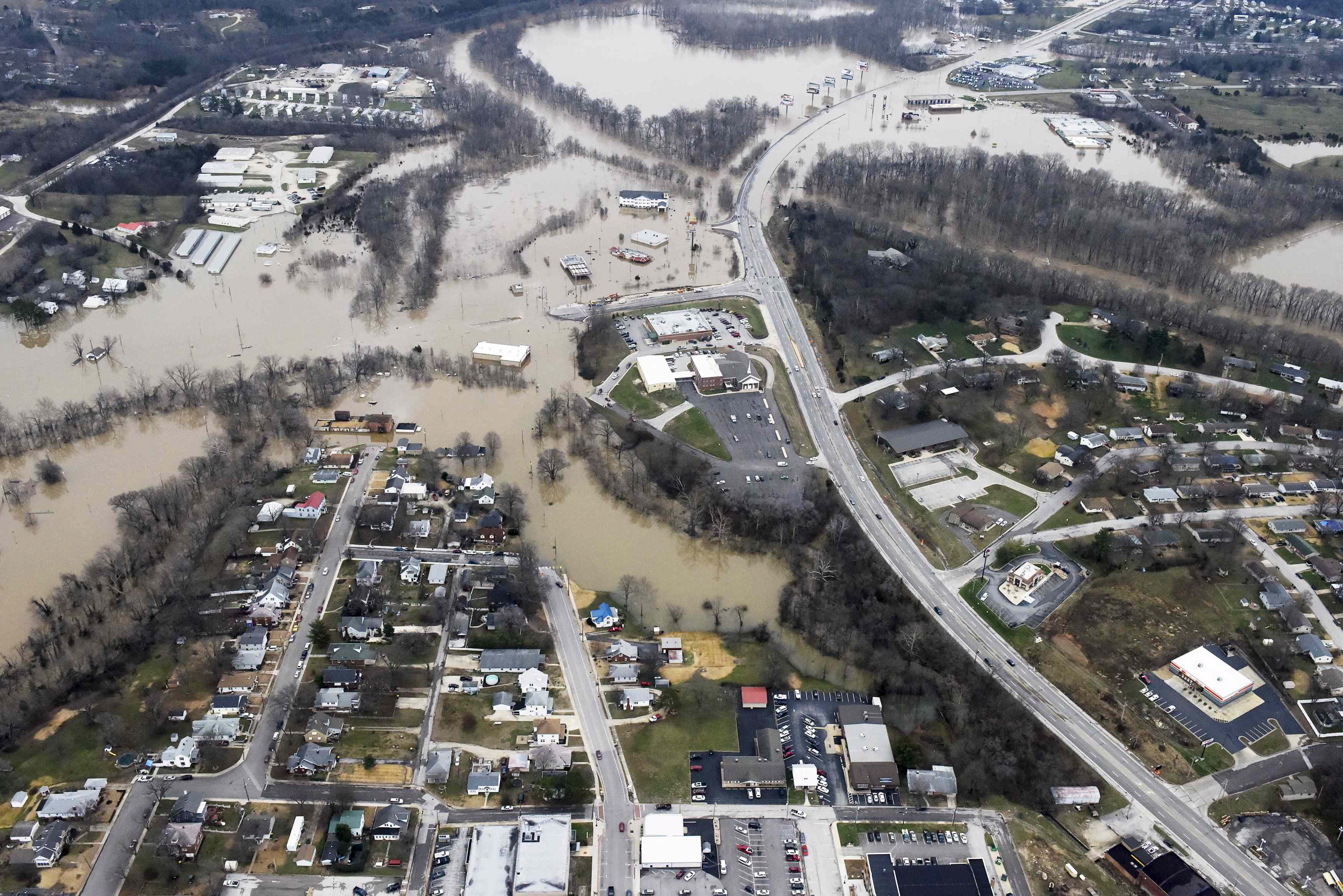 Graves inondations dans le Missouri