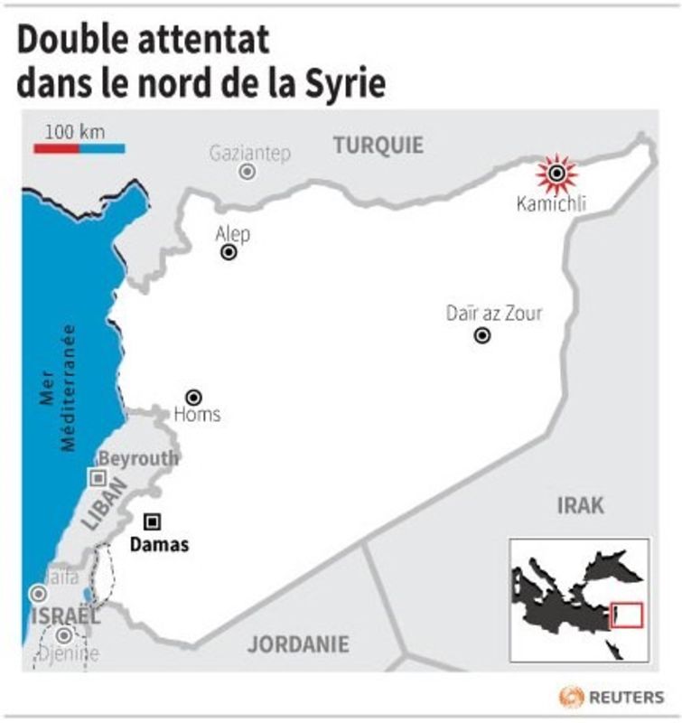 Attentats dans une ville kurde de Syrie, des dizaines de victimes