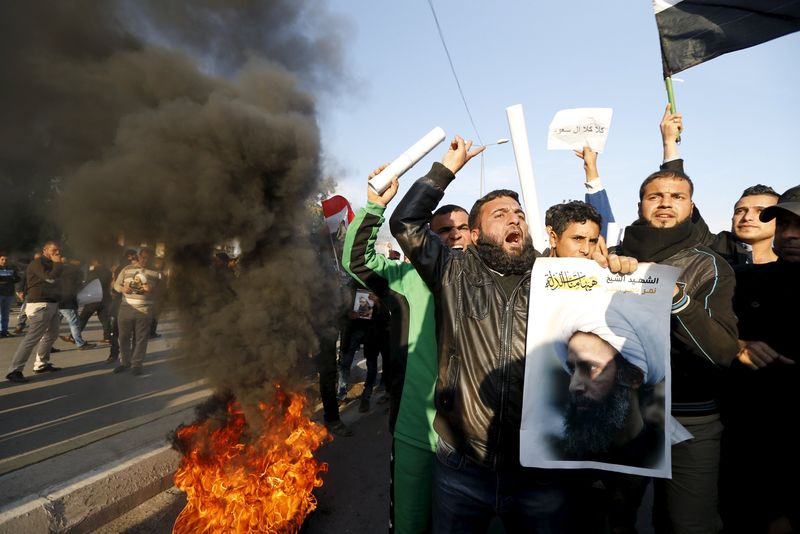 Manifestations anti-saoudiennes en Irak