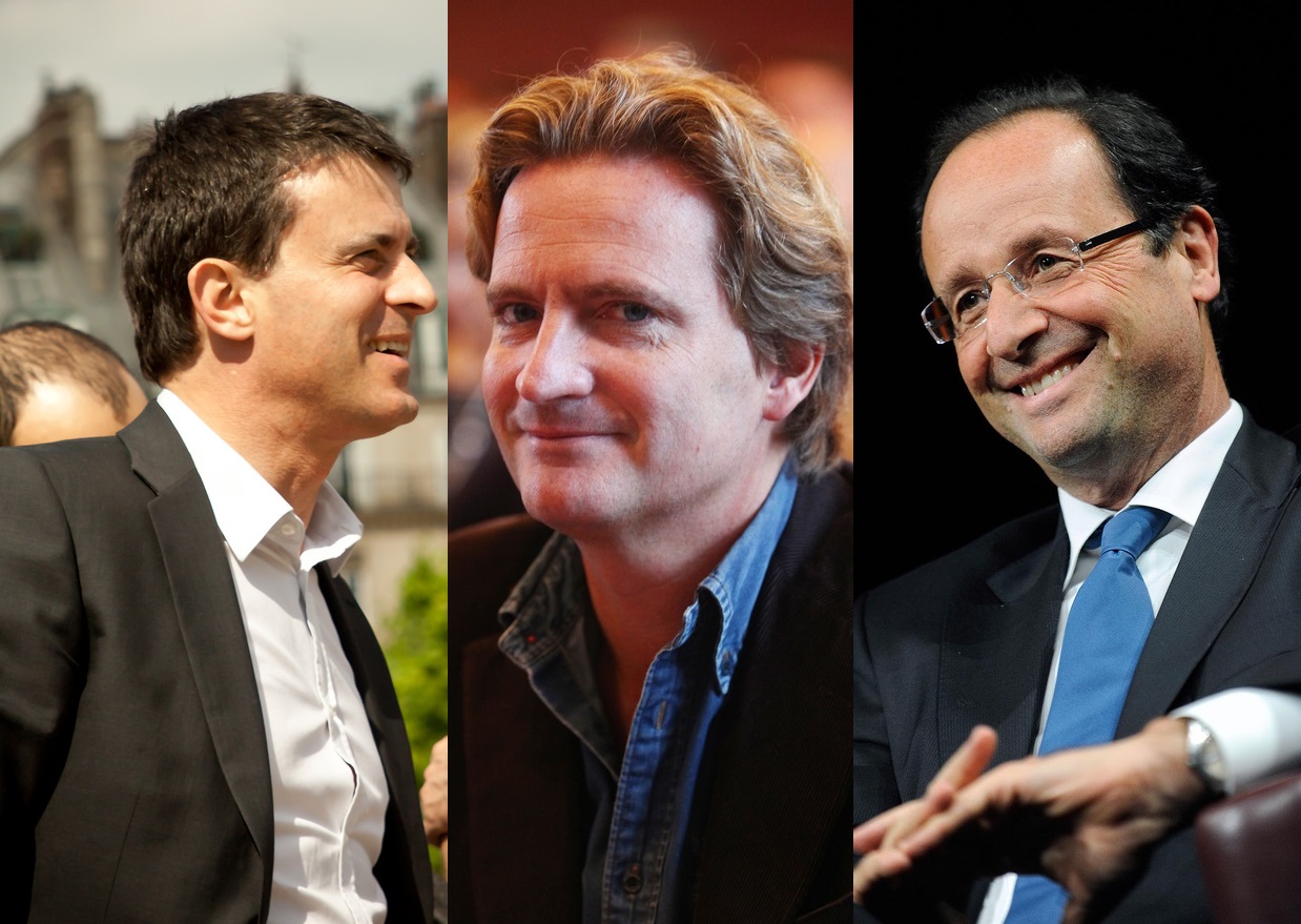 Beigbeder, Valls, et Hollande dans la cour de récré