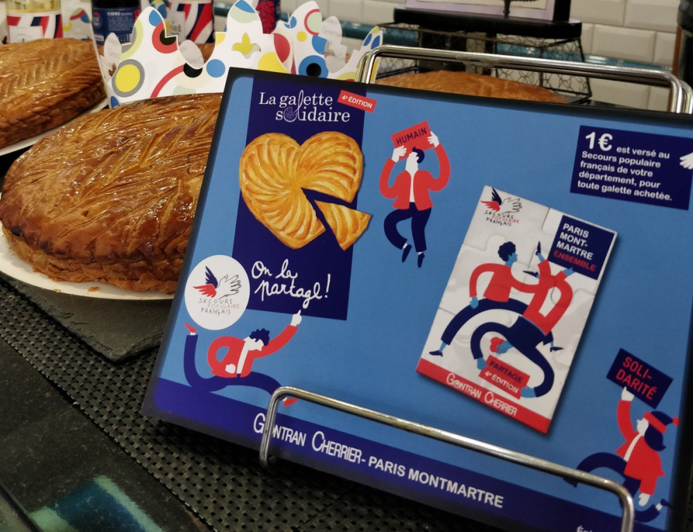 Galette solidaire, du tricot et du ski !