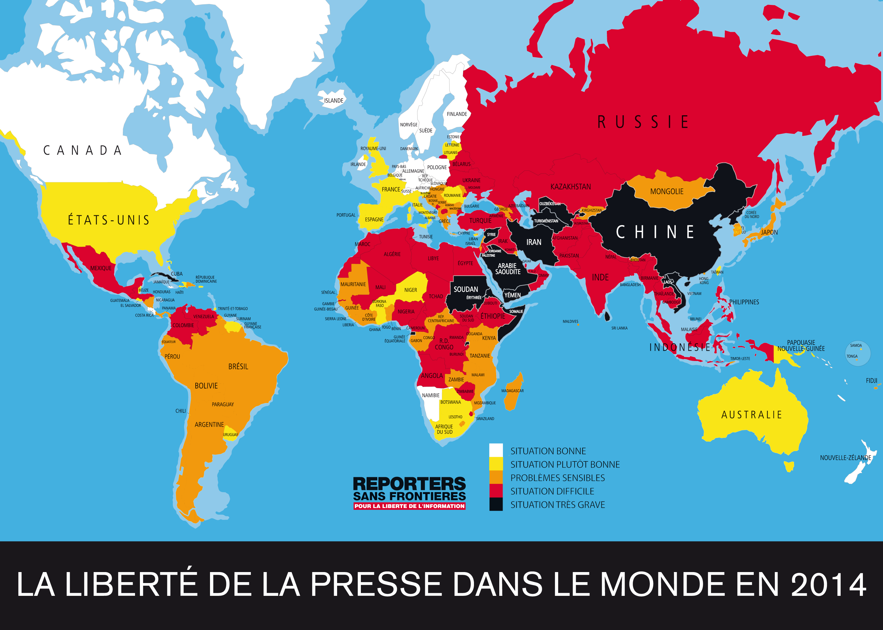Liberté de la presse : la France est 39e selon RSF