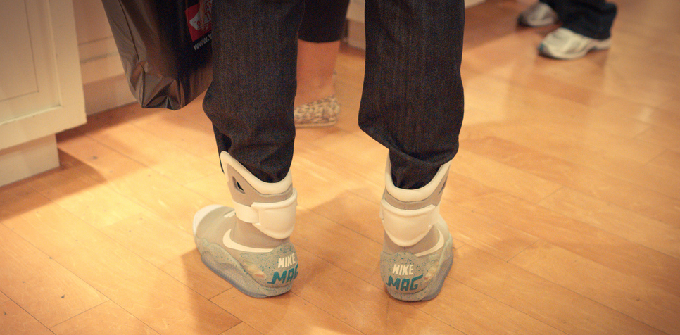 Les baskets de Retour vers le Futur et une pizza immortelle