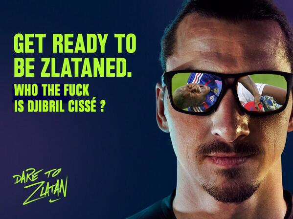 Djibril Cissé tacle Zlatan Ibrahimovic