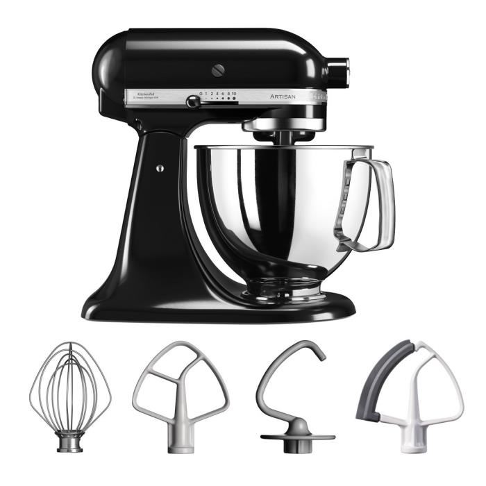 Bons plans du 14 mars 2019 : Pack KITCHENAID ARTISAN 5KSM125EOB Robot pâtissier , Kitchenaid 5KSM125EER Artisan Robot p&acirc;tissier Rouge Empire 4.8 L 300 W, IBIZA PORT10VHF