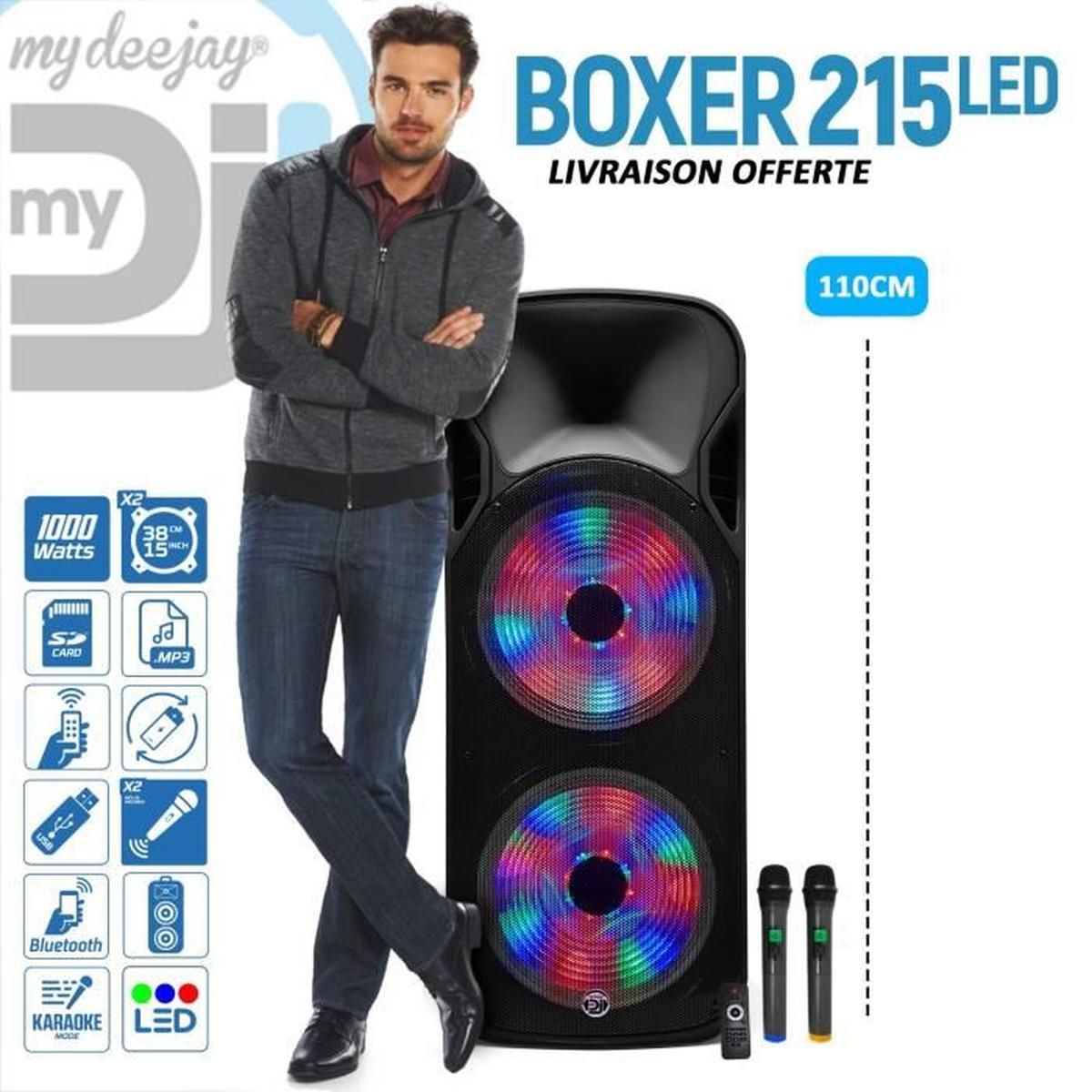 Bons plans du 28 décembre 2019 : Enceinte sono portable 2x15"/38cm , Karaoké 800w avec enceinte mobile amplifiée portable , CUBOT POWER 4G Smartphone 6 Go RAM 128 Go ROM Bleu 