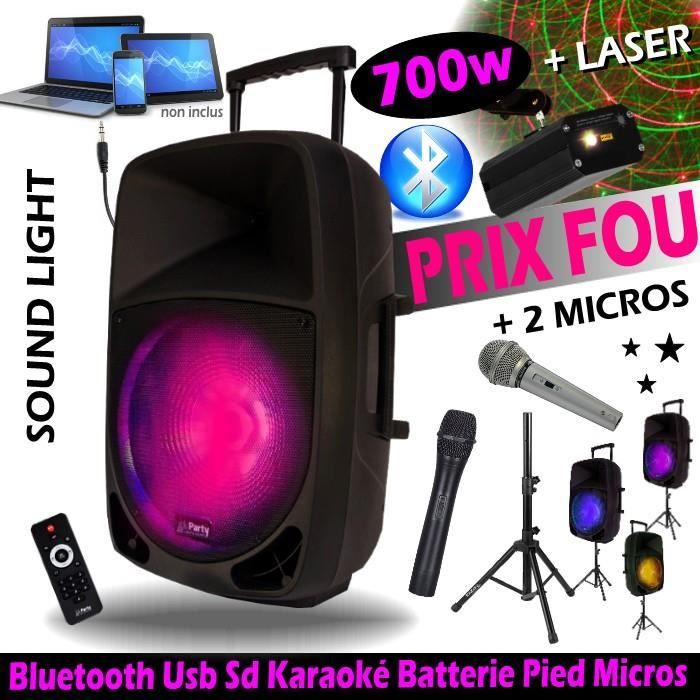 Bons plans du 12 mars 2020 : Enceinte Active 8" 400W, USB, SONO DJ LASER , ASUS Zenfone Live L2 Bleu Moonlight 32 Go