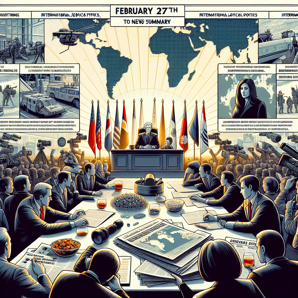 L'essentiel de l'actualité International du vendredi 27/02/2026 au vendredi 06/03/2026